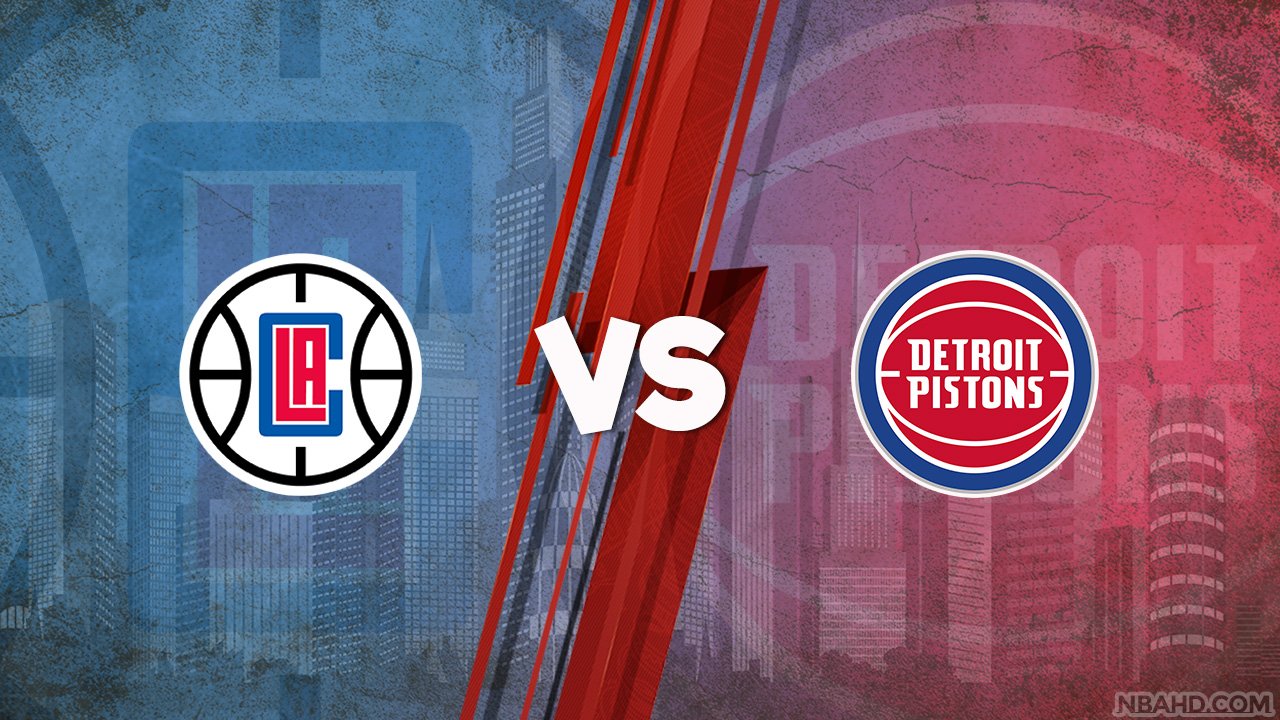 Clippers vs Pistons - Apr 14, 2021