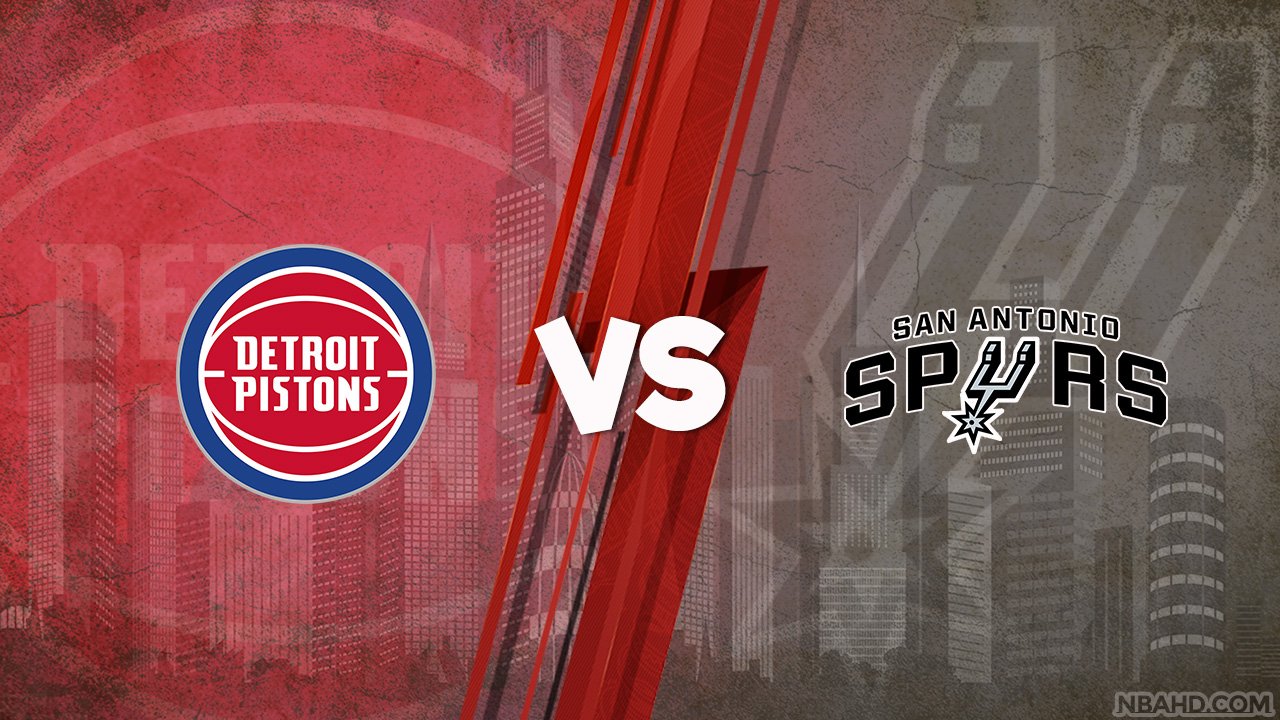 Pistons vs Spurs - Apr 22, 2021