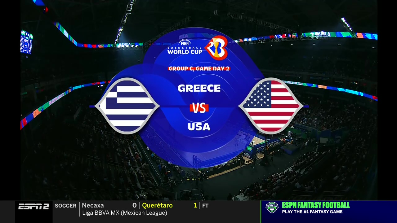 Greece vs USA - August 28, 2023